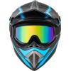 image:imageCARTMAN Adult Dirt Bike Helmets Motocross ATV Dirtbike Offroad Full Face Motorcycle Helmet DOT Approved Matte Black and BlueBlue